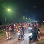 Sinergi aparat keamanan jaga Car Free Night.