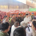 Konferensi pers pengungkapan kasus bawang bombay ilegal di Semarang.