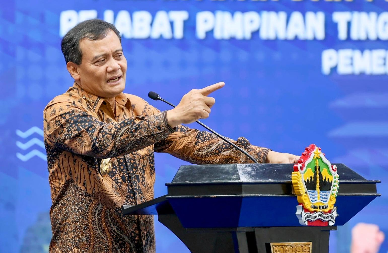 Ahmad Luthfi menjelaskan kebijakan SOTK Pemprov Jateng