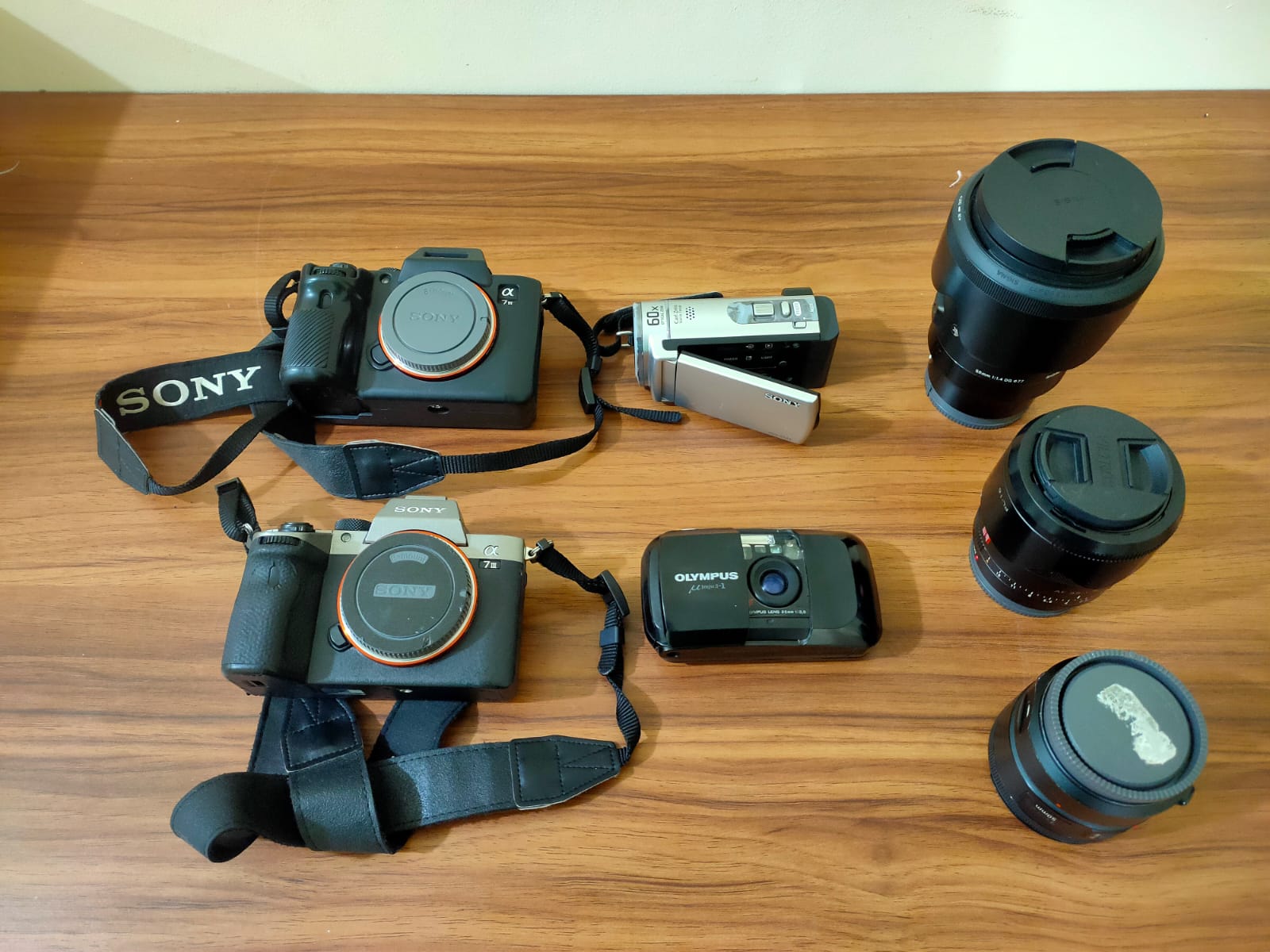 Barang bukti pencurian studio foto Wonogiri