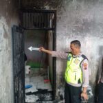 Olah TKP kebakaran gudang TK di Wonogiri