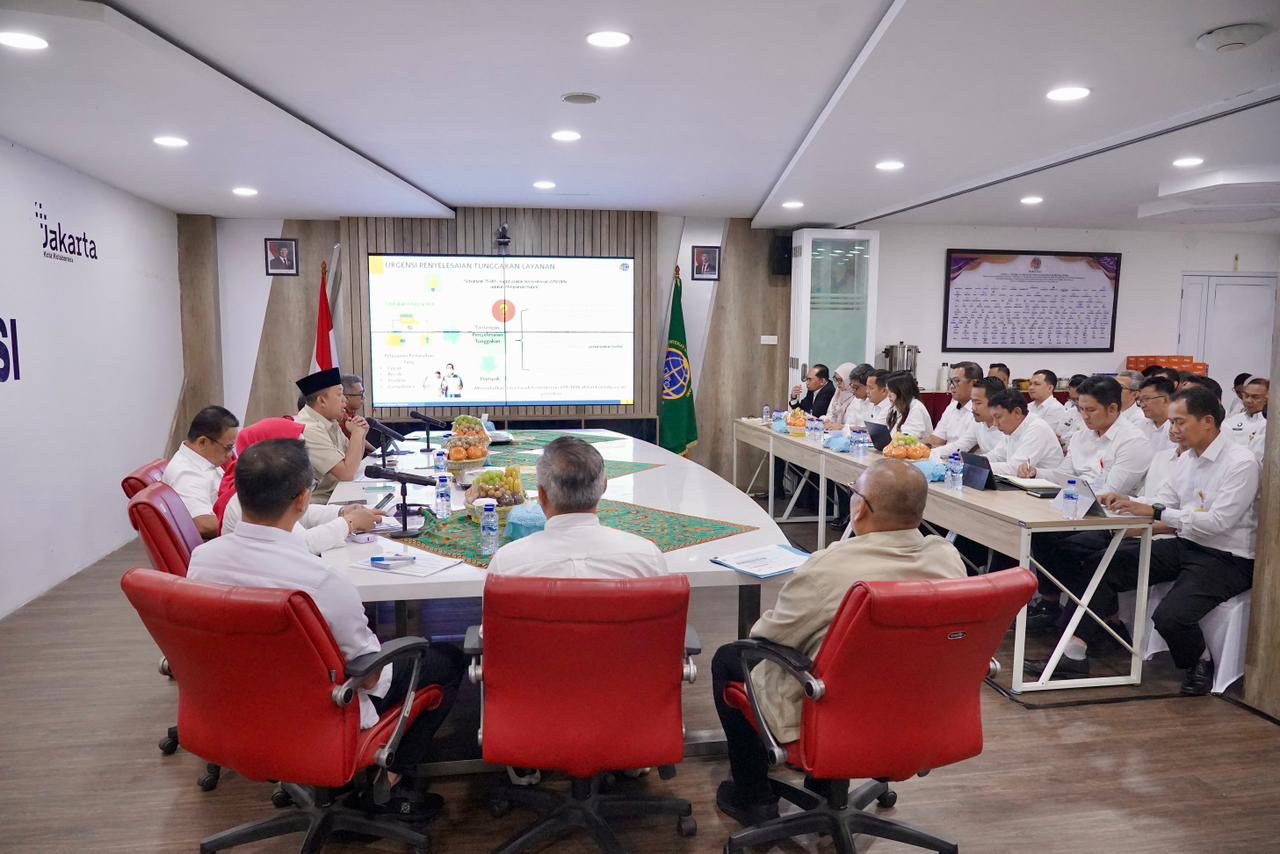 Diskusi progres penyelesaian berkas pertanahan 2026