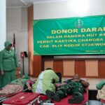Donor darah HUT ke-80 Persit KCK Kodim 0728 Wonogiri
