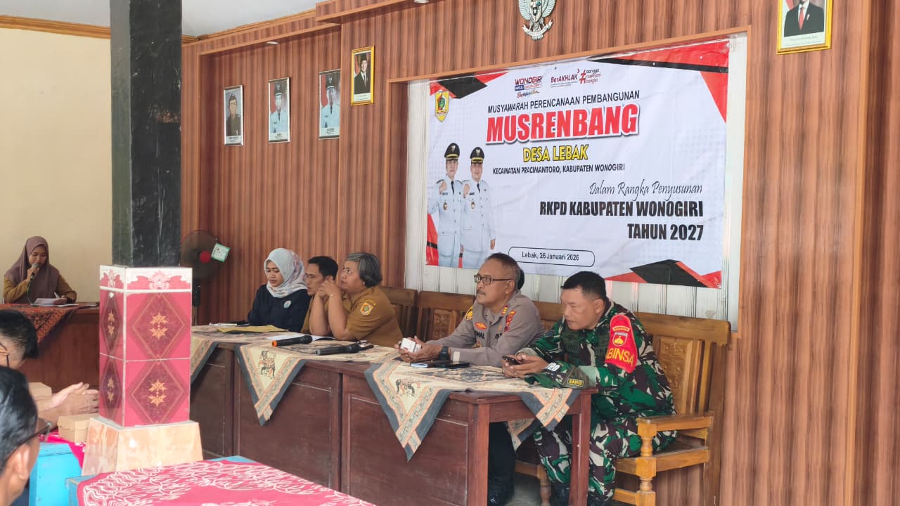Musrenbangdes Desa Lebak sebagai forum perencanaan desa