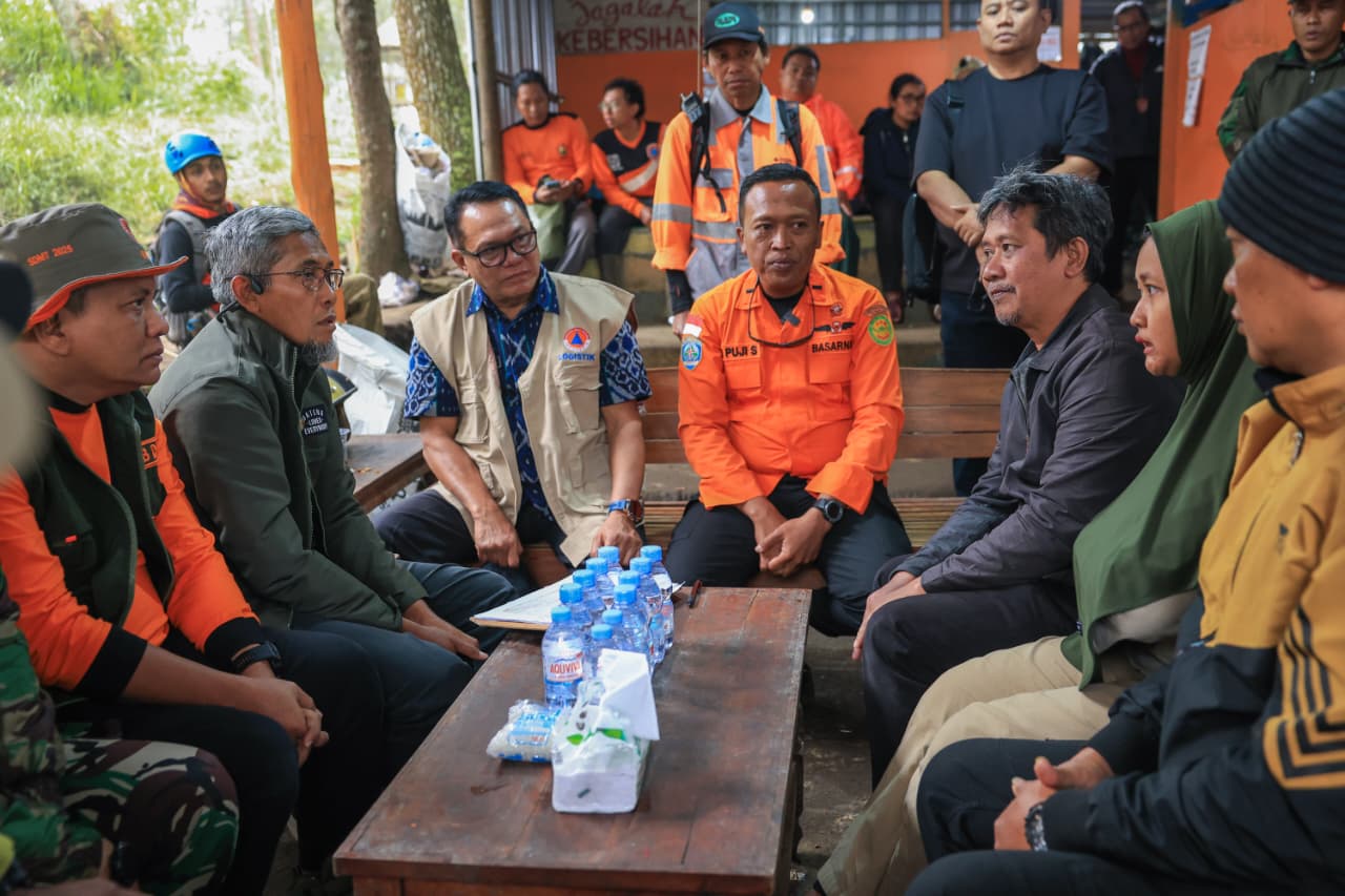 Sekda Jateng tinjau pencarian pendaki hilang