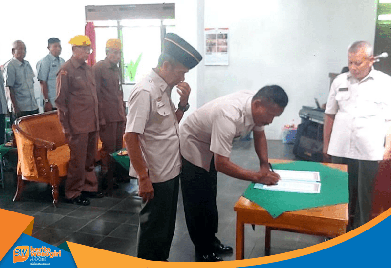 Penandatanganan sertijab PPAD Wonogiri