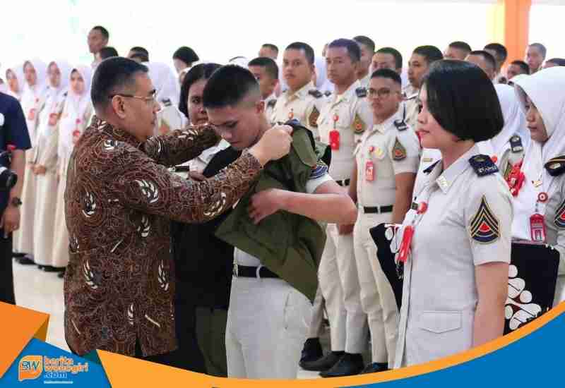 Wamen ATR lepas 619 Taruna STPN di Sleman
