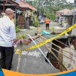 Ahmad Luthfi tinjau tanah amblas Ungaran Timur 13 Februari 2026