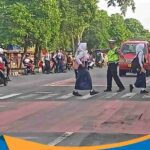 Satlantas Wonogiri atur lalu lintas pagi