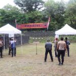 Peserta lomba menembak Polres Wonogiri