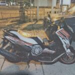 Barang bukti Yamaha Nmax penggelapan