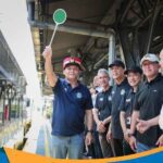Gubernur Jateng Ahmad Luthfi melepas 648 pemudik gratis di Stasiun Senen