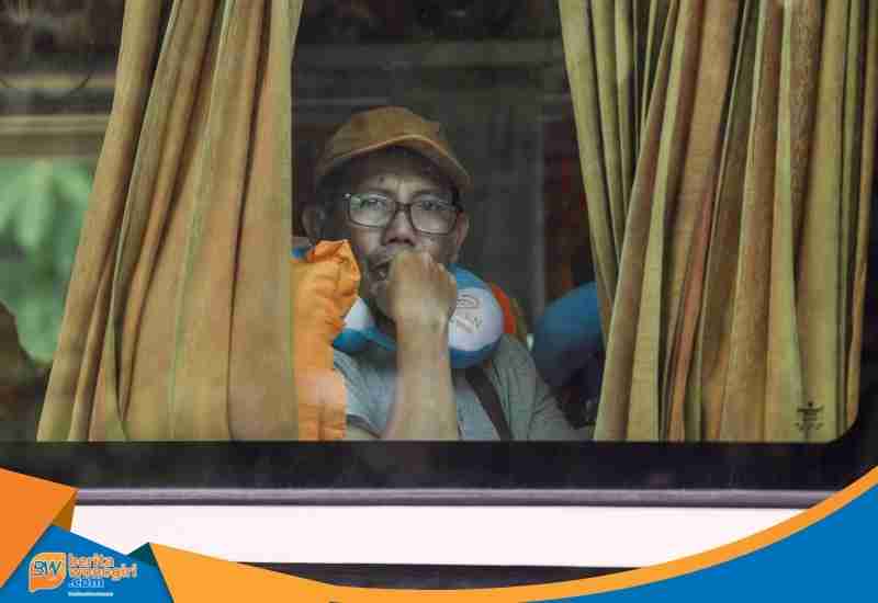 Pekerja sektor informal mengikuti Mudik Gratis 2026