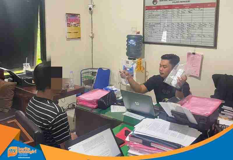 Pemeriksaan tersangka usai Polres Wonogiri tangkap pengedar sabu