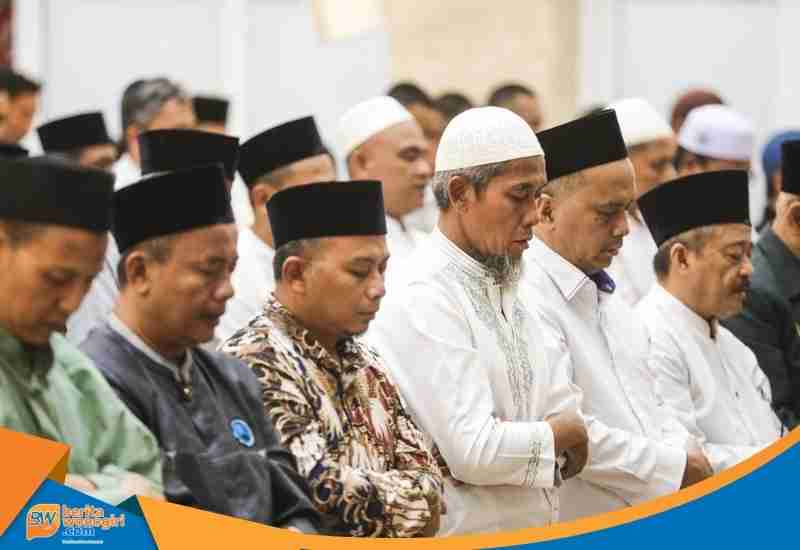 Suasana Tarawih Keliling Ramadan putaran ke-10 di Masjid At-Taqwa Kantor Gubernur Jateng Semarang