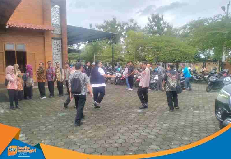 Pengamanan polisi di kegiatan sosialisasi Empat Pilar