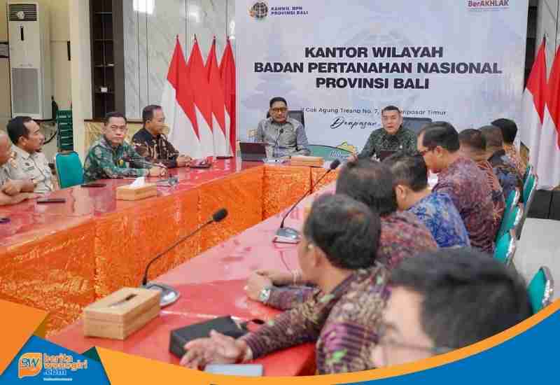 Wamen ATR Ossy Dermawan apresiasi pelayanan pertanahan Bali sharing session Kanwil BPN Bali 2026
