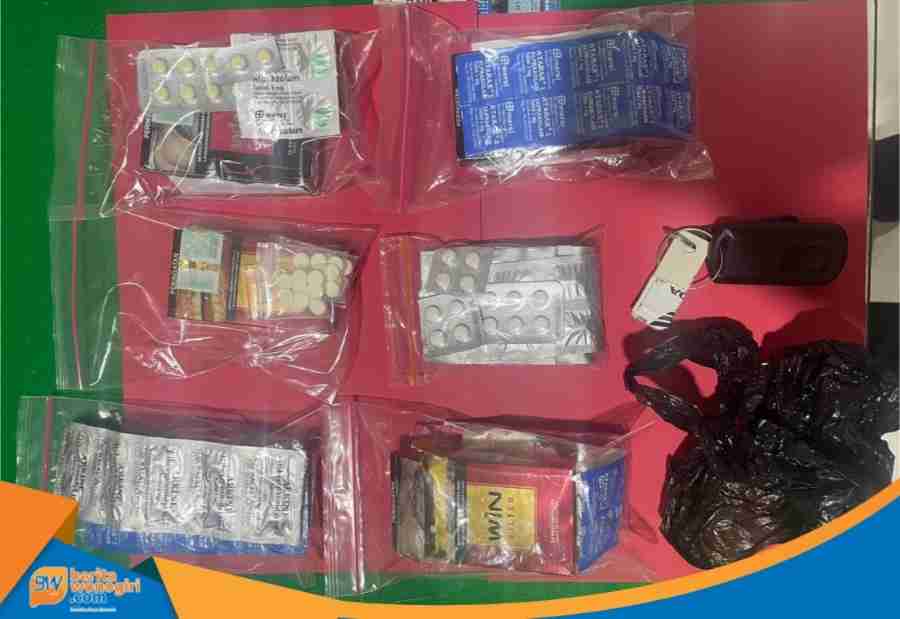 Barang bukti pil psikotropika Dolgesik Alprazolam Riklona disita Polres Wonogiri Selogiri 2026