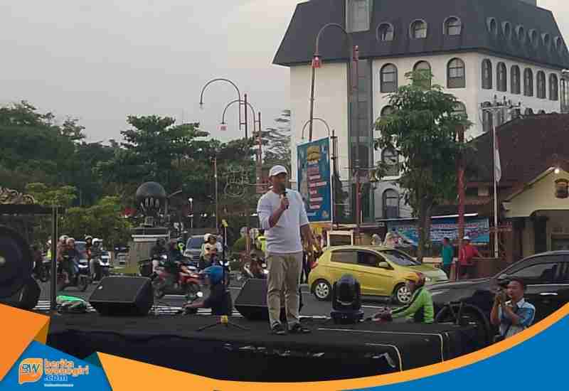 Pembukaan Boyolali City Light 2026 oleh Bupati Agus Irawan di Simpang Siaga Boyolali