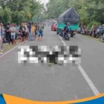 Lokasi kecelakaan lalu lintas Wonogiri perbatasan Jatisrono Slogohimo jalan raya Wonogiri Ponorogo