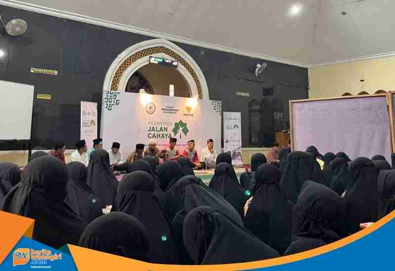 Anak yatim mengikuti Pesantren Jalan Cahaya Wonogiri