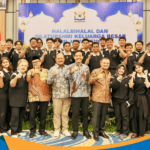 Suasana Halalbihalal Kadin Jawa Tengah di Hotel Patra Semarang.