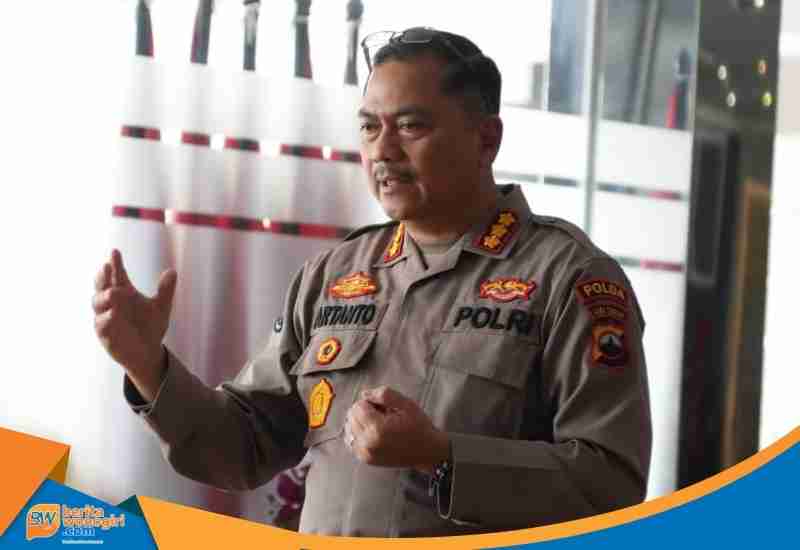 Kombes Pol Artanto memberikan keterangan pers mengenai prinsip BETAH.