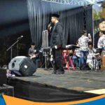 Prosesi ikrar halal bihalal warga PSHT Girimarto.