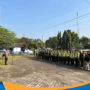 Personel Polres Wonogiri apel pagi pengamanan PSHT.