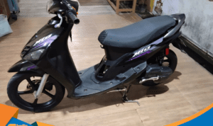 Barang bukti motor Yamaha Mio hasil penggelapan di Pracimantoro.