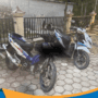 Kondisi motor Honda Beat dan Yamaha F1ZR ringsek di Wonogiri.