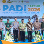 Banner PADI Jateng 2026 bertema regenerasi petani unggul.