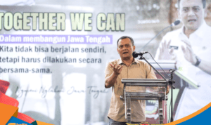 Ahmad Luthfi memberikan sambutan di Seminar Wonosobo Melawan Hoaks.