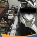 Barang bukti tiga mesin diesel curian di Polsek Wuryantoro.