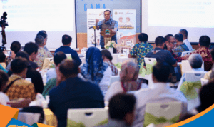 Suasana dialog serikat pekerja Jawa Tengah di Truntum Gama.