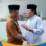 Gubernur Ahmad Luthfi disambut pelukan hangat oleh Gus Yusuf di Tegalrejo.