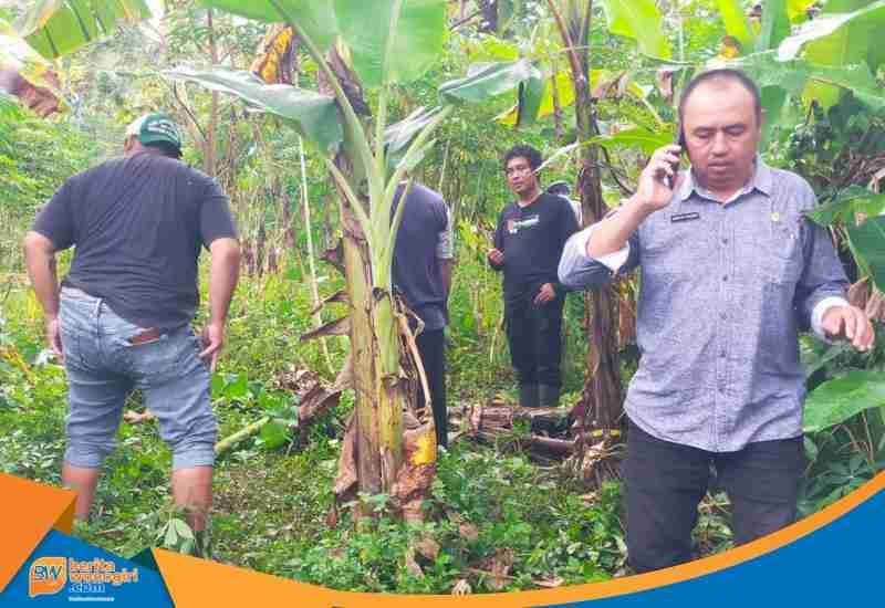 Lokasi penemuan pria meninggal di Girimarto Wonogiri