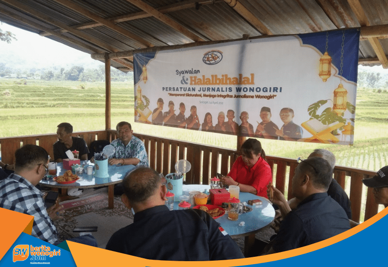 Suasana diskusi Maksi PJW di Kepatihan Selogiri Wonogiri.