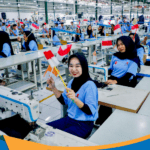 Aktivitas pekerja di pabrik industri pengolahan Jawa Tengah.