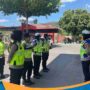 KOMPOL Sri Martini memimpin apel persiapan patroli Jumat Polwan Polres Wonogiri.