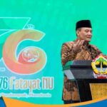 Gubernur Jateng Ahmad Luthfi memberikan pidato pada Harlah Fatayat NU di Gedung Gradhika Bhakti Praja.