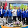 Gubernur Jateng Ahmad Luthfi berfoto bersama pengurus DPW ATI Jawa Tengah di Semarang.