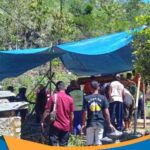 Makam Herwanto yang dibongkar untuk kepentingan penyelidikan