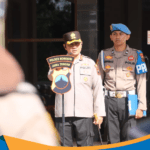 Kapolres Wonogiri AKBP Wahyu Sulistyo pimpin Apel Siaga May Day 2026.