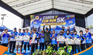 Potret kebersamaan guru dan tenaga kependidikan Cabdin V Klaten-Boyolali.