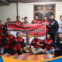 Foto bersama anggota Polsek Jatipurno dan pengurus perguruan silat.