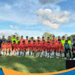 Barisan pemain muda yang lolos seleksi Persiwi U-13.