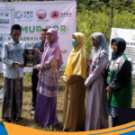 Peresmian sumur bor di Dukuh Sidorejo Desa Alasombo Sukoharjo.
