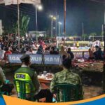 Personel Polsek Purwantoro kawal turnamen voli