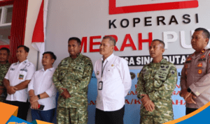 Bupati Wonogiri Setyo Sukarno menghadiri launching Koperasi Desa Wonogiri di Selogiri.
